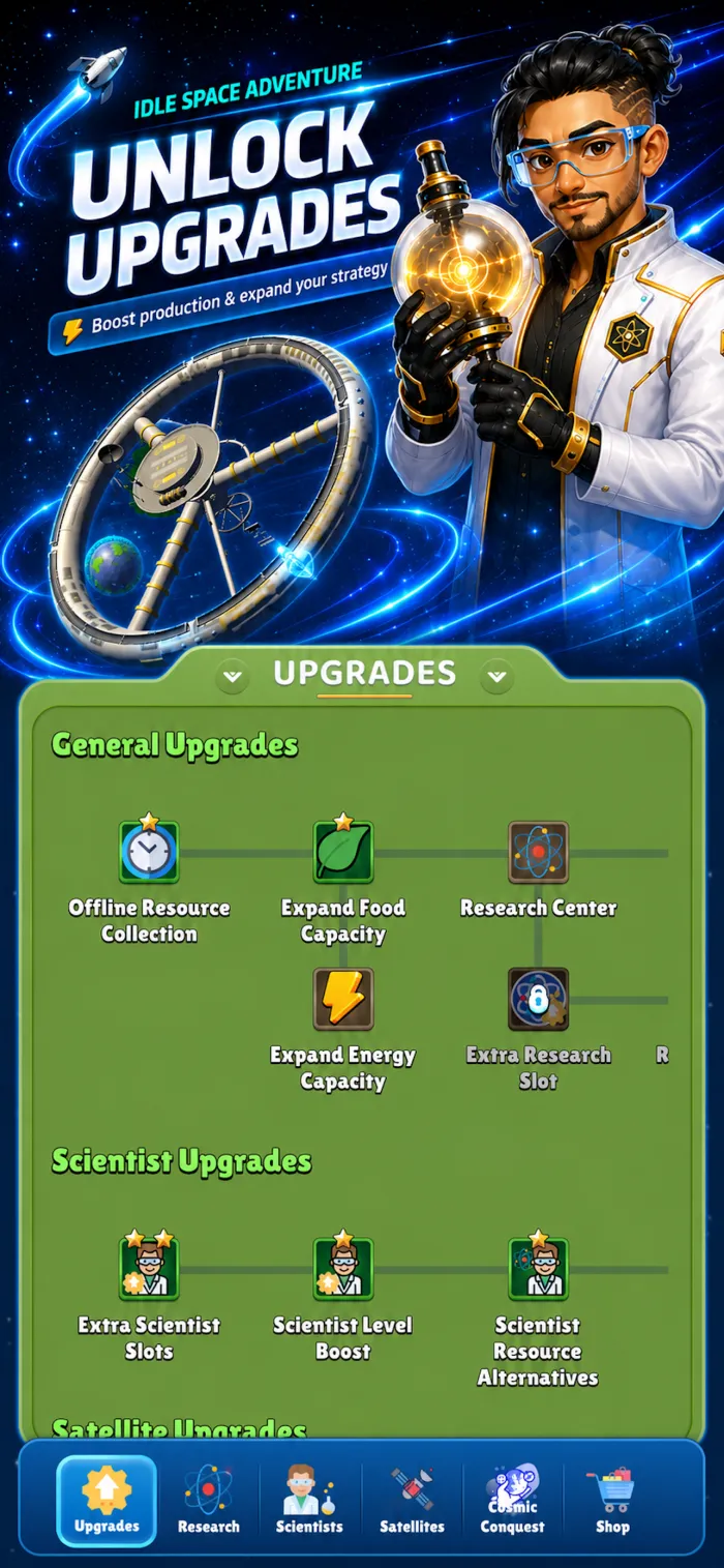 Unlock upgrades